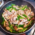 プロイセンのうさぎ's cooksnap of when they made 豚バラ×ニンニクの芽炒め★生姜入り.