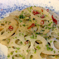 オバケくちびる's cooksnap of when they made 青のりとれんこんの塩きんぴら.