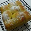 のんたんママ★'s cooksnap of when they made ふわっふわ♪かぼちゃミルクちぎりパン.