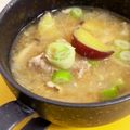 Nya6nya6's cooksnap of when they made 簡単絶品・サツマイモで作る豚汁.