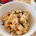 mayurich's cooksnap of when they made 茅乃舎だしで炊き込み御飯☆.