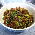 卯月のうさぎ２０１４'s cooksnap of when they made ごはんのおとも☆大根葉とかつお節甘辛炒め.