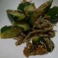 ヨシヨッシー's cooksnap of when they made 梅きゅうりとしらすの和え物.