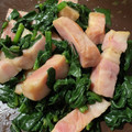 clover55's cooksnap of when they made 簡単 ほうれん草とベーコン炒め.
