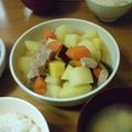 おこちゃる's cooksnap of when they made さつまいもとじゃがいもの豚バラ甘味噌煮.