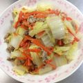 ひまわり６号's cooksnap of when they made 白菜バター炒め.