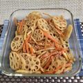 ◆どらしま◆'s cooksnap of when they made れんこんのきんぴら.
