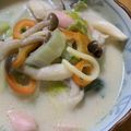 スノーディッシュ's cooksnap of when they made 野菜たっぷり豆乳スープの簡単チャンポン麺.