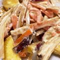 ☆たにし★'s cooksnap of when they made お腹スッキリ◎ごぼうとサツマイモのサラダ.
