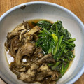 como akko's cooksnap of when they made ほうれん草と舞茸のお浸し.