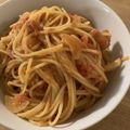 naopreza's cooksnap of when they made 簡単♡ツナとクリームチーズのトマトパスタ.