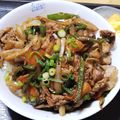 」りふ's cooksnap of when they made ズボラレシピ☆スタミナ焼き肉丼.