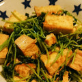rukiruna's cooksnap of when they made 豆苗のカレー炒め.