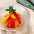 ぽんしゅラブ子's cooksnap of when they made すぐ美味しい！パプリカの即席ピクルス.