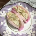 ＊YuA＊'s cooksnap of when they made かまぼこにわさび漬け挟んじゃいました♪.