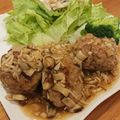 食いしん坊山ガール's cooksnap of when they made 旨味たっぷり☆きのこ煮込みハンバーグ.