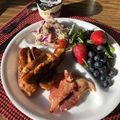 栗丸うさぎ's cooksnap of when they made クロワッサンのフレンチトースト♪プレート.