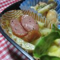 えみんちゅ＊'s cooksnap of when they made ポテトとウインナーのアンチョビ炒め.