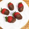 horseland's cooksnap of when they made ノンバターノンクリームいちごムースチョコ.