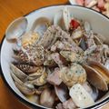 クックN3XI88☆'s cooksnap of when they made あさりと豚肉のポルトガル風煮込み.