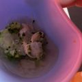 no1642's cooksnap of when they made 離乳食中期☆小松菜としらすの出汁煮.