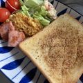 さめぽよ's cooksnap of when they made 厚切りパンで！喫茶店のトースト☆.