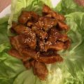 クック97W7JR☆'s cooksnap of when they made ✿豚肉の韓国風ピリ辛炒め✿.