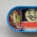kachimachi's cooksnap of when they made ﾌﾞﾛｯｺﾘｰの芯で簡単弁当おかず☆.