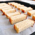 神崎玲愛's cooksnap of when they made 黒船のカステラで簡単ラスク.