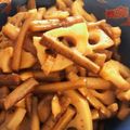 苺ちょこれいと's cooksnap of when they made シンプル材料！れんこんのきんぴら.