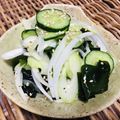 料理男子部🍻's cooksnap of when they made セロリと若芽の酢の物.
