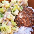 いっけっけ☆☆'s cooksnap of when they made 納豆とカリフローレのごまドレご飯.