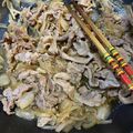taya穂's cooksnap of when they made 濃い味でお弁当に最高！★豚コマの甘辛煮★.