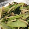 いくちゃんのキッチン's cooksnap of when they made 作り置き♪小松菜としめじのおひたし.