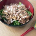 Sac’HiNa's cooksnap of when they made シャキシャキ蓮根&椎茸のそぼろ丼.
