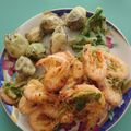 ジュノハープ's cooksnap of when they made 簡単!芝エビとセリDEサクサクかき揚げ♪.
