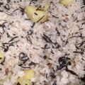 83o's cooksnap of when they made さつまいもとひじきの炊き込みご飯.
