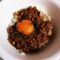♬あじさいのレシピ♬'s cooksnap of when they made キーマカレー丼.