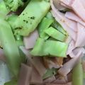 ma___111's cooksnap of when they made ブロッコリーの茎とハムのハーブソルト炒め.