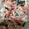 ma___111's cooksnap of when they made 紅しょうがをアクセントにカニかまサラダ☆.