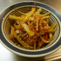 botu's cooksnap of when they made 大根の皮で作ったきんぴら☆.