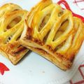 kumano台所's cooksnap of when they made カスタードアップルパイ♡レンジで簡単に！.