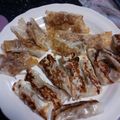 curisupin's cooksnap of when they made 簡単！鶏ミンチでもやしと玉ねぎの棒餃子♪.