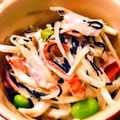 ⁂romoromo⁂'s cooksnap of when they made ☆ひじきの玉ねぎカニカマサラダ☆.