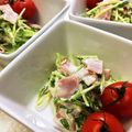 てんてん1号's cooksnap of when they made とうみょうとショルダーベーコンのサラダ.