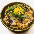 azbjbn's cooksnap of when they made サバ缶で炊き込みご飯.