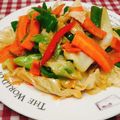 あゆまんま♪'s cooksnap of when they made ご飯もお酒もすすむ 野菜の味噌豆板醤炒め.