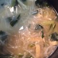 mayutoto's cooksnap of when they made 切干大根と小松菜のみそ汁.