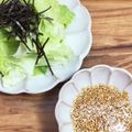 horseland's cooksnap of when they made 簡単 美味 レタスの海苔サラダ.