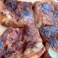 hinamama❁'s cooksnap of when they made 混ぜて焼くだけ☆ココアフレンチトースト.